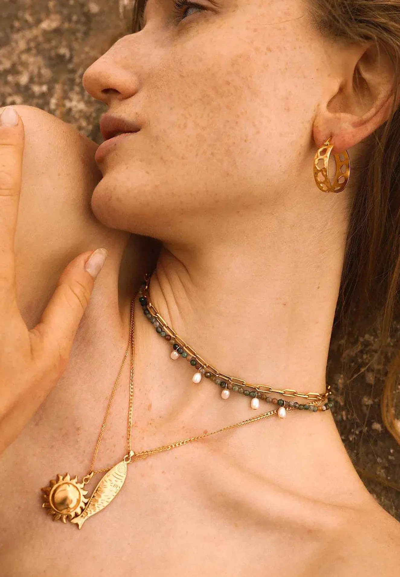 Scalpers Imitation Jewelry<Alhaja Cult Store | Sardines Necklace