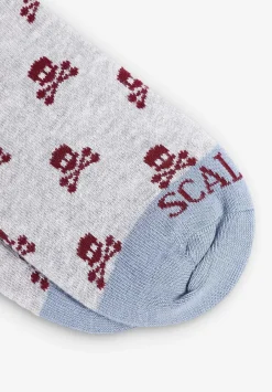 Scalpers Socks<All Over Skull Ankle Socks