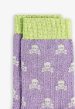 Scalpers Accessories<All Over Skull Socks