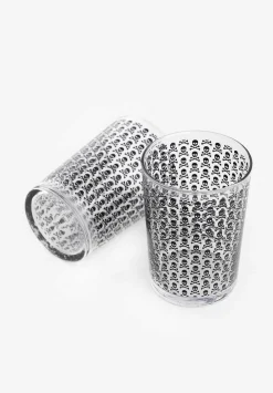 Scalpers Glassware<All Over Skulls Cider Glasses Set