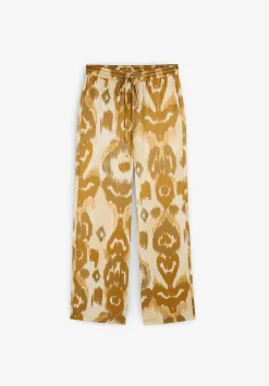 Scalpers Pants<Animal Print Fluid Pants