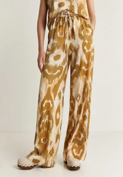 Scalpers Pants<Animal Print Fluid Pants