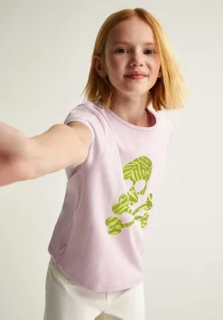 Scalpers Tshirts<Animal Print Glitter Skull T-Shirt