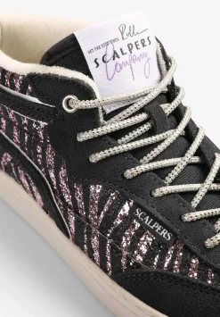 Scalpers Sneakers<Animal Print Glitter Sneakers