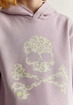 Scalpers Sweatshirts<Animal Print Skull Hoodie