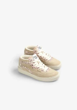 Scalpers Footwear<Animal Print Sneakers With Metallic Detail