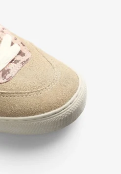Scalpers Footwear<Animal Print Sneakers With Metallic Detail