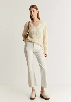 Scalpers Jeans<Ankle Flare Jeans Contrast Detail