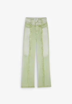 Scalpers Jeans<Ankle Flare Jeans With Fringe Details