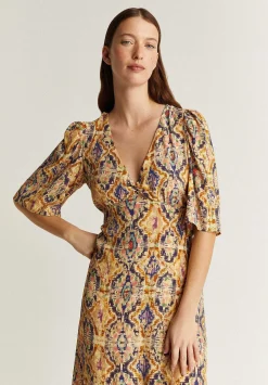 Scalpers Dresses<Back Opening Midi Dress