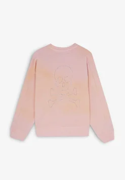 Scalpers Sweatshirts<Back Skull Dyed Sweater