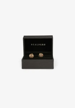 Scalpers Twins<Blue Detail Cufflinks