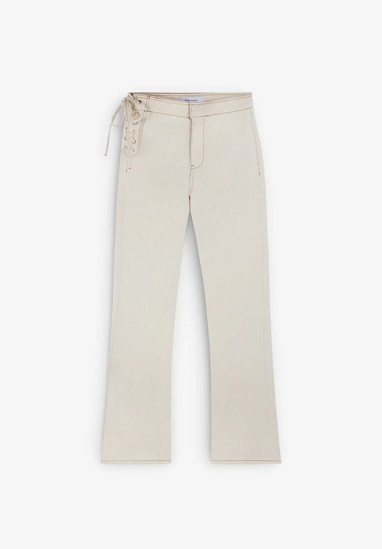 Scalpers Jeans<Bootcut Jeans With Cord Detail