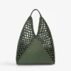 Scalpers Fur<Braided Leather Shopper Bag