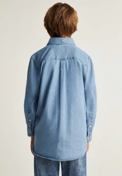 Scalpers Shirts<Button Collar Denim Shirt