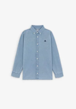 Scalpers Shirts<Button Collar Denim Shirt