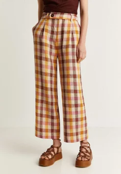 Scalpers Pants<Checked Linen Vichy Pants