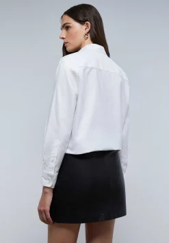 Scalpers Shirts<Classic Embroidered Chest Shirt