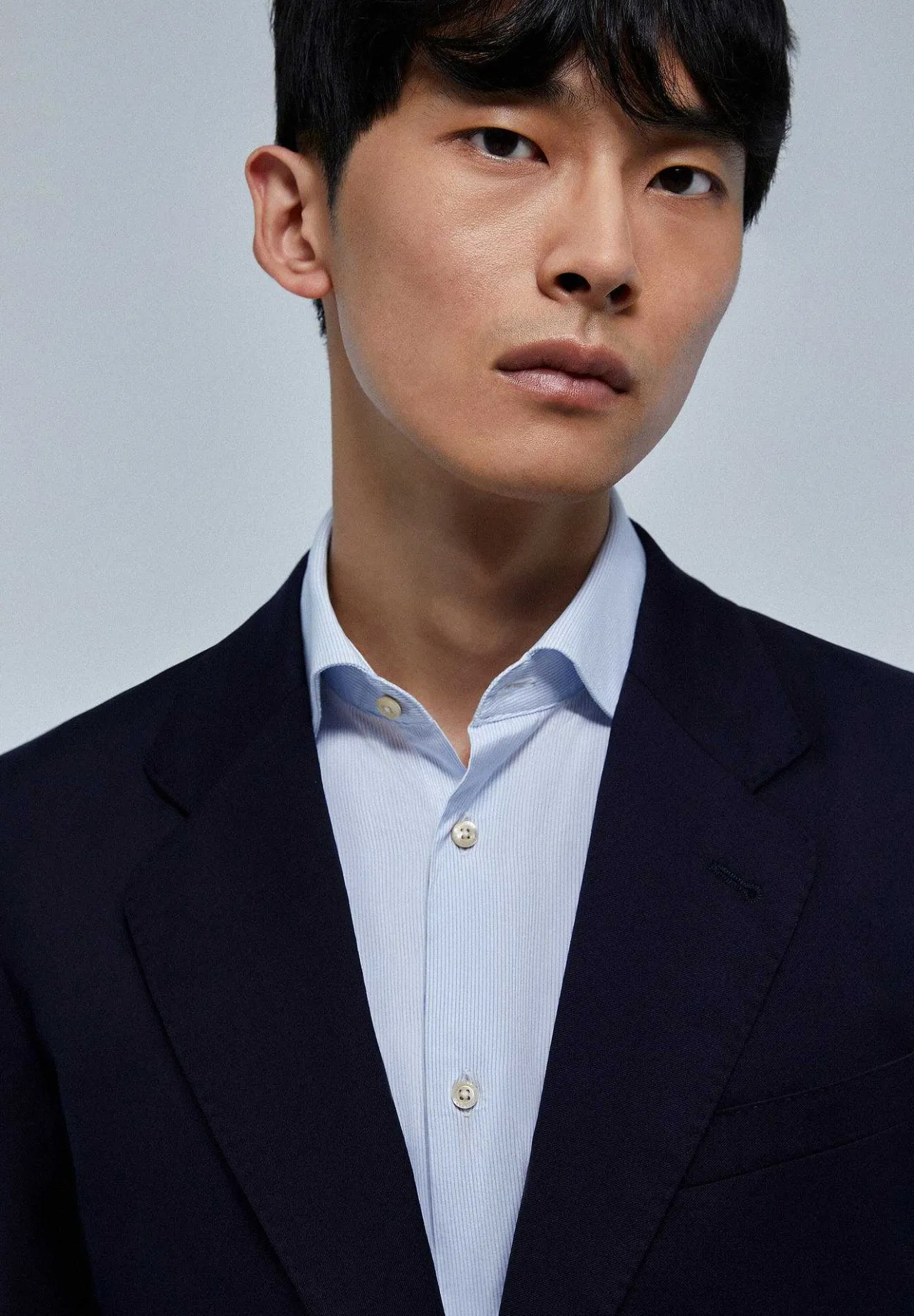 Scalpers Suits<Classic Navy Blue Wool Suit