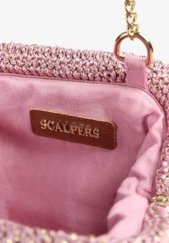Scalpers Mini<Clutch Bag With Metallic Detail