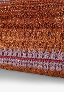 Scalpers Mini<Clutch Bag With Metallic Detail