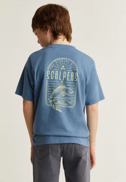 Scalpers Tshirts<Contrast Back Print T-Shirt