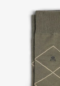 Scalpers Socks<Contrast Diamond Socks