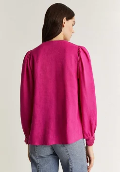 Scalpers Shirts<Contrast Embroidery Blouse
