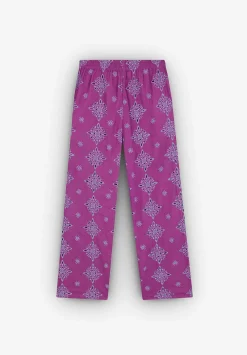 Scalpers Pants<Contrast English Embroidered Pants