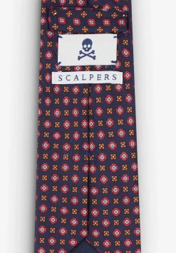 Scalpers Ties<Contrast Motifs Tie