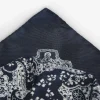 Scalpers Handkerchiefs<Contrast Paisley Print Scarf