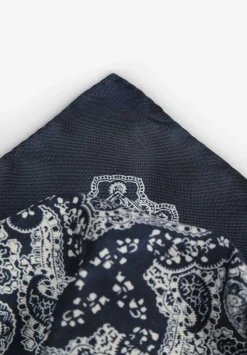 Scalpers Handkerchiefs<Contrast Paisley Print Scarf