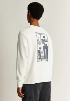 Scalpers Sweatshirts<Contrast Print Sweatshirt