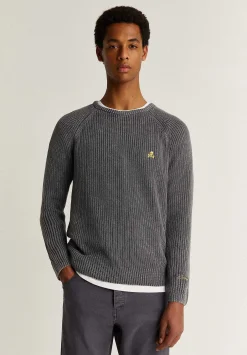 Scalpers Sweaters And Cardigans<Contrast Skull Washed Jersey
