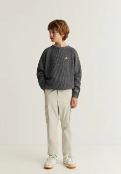 Scalpers Sweaters And Cardigans<Contrast Skull Washed Jersey