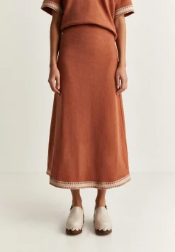 Scalpers Skirts<Contrast Strip Skirt