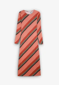 Scalpers Dresses<Contrast Striped Lurex Dress