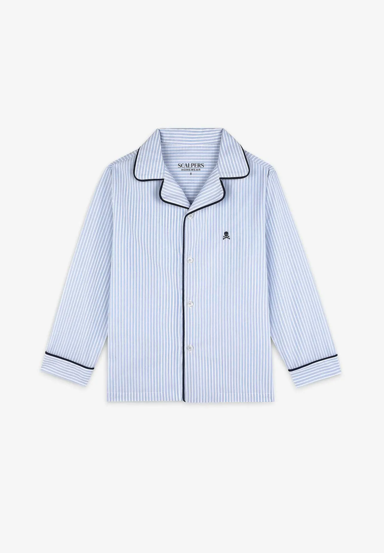 Scalpers Pajamas<Contrast Striped Skull Pajamas