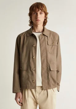 Scalpers Jackets And Jackets<Corduroy Collar Detail Overshirt