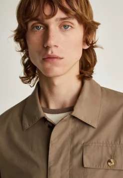 Scalpers Jackets And Jackets<Corduroy Collar Detail Overshirt