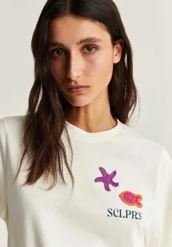 Scalpers T-Shirts And Tops<Crochet Detail T-Shirt