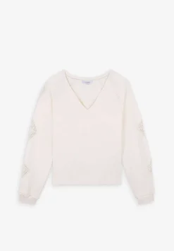 Scalpers Sweatshirts<Crochet Details Sweatshirt