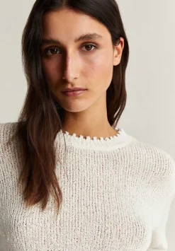 Scalpers Sweaters And Cardigans<Cropped Jersey Finished Detail