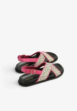 Scalpers Sandals<Cross Flat Sandals