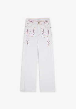 Scalpers Jeans<Culotte Jeans With Embroidered Details
