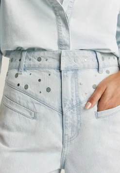 Scalpers Jeans<Culotte Jeans With Studded Detail
