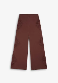 Scalpers Pants<Culotte Pants With Crochet Detail