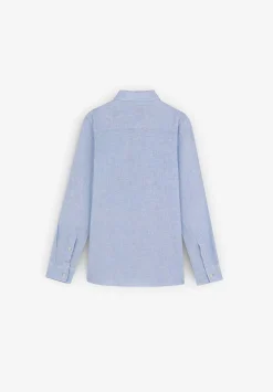 Scalpers Shirts<Cutaway Collar Linen Shirt