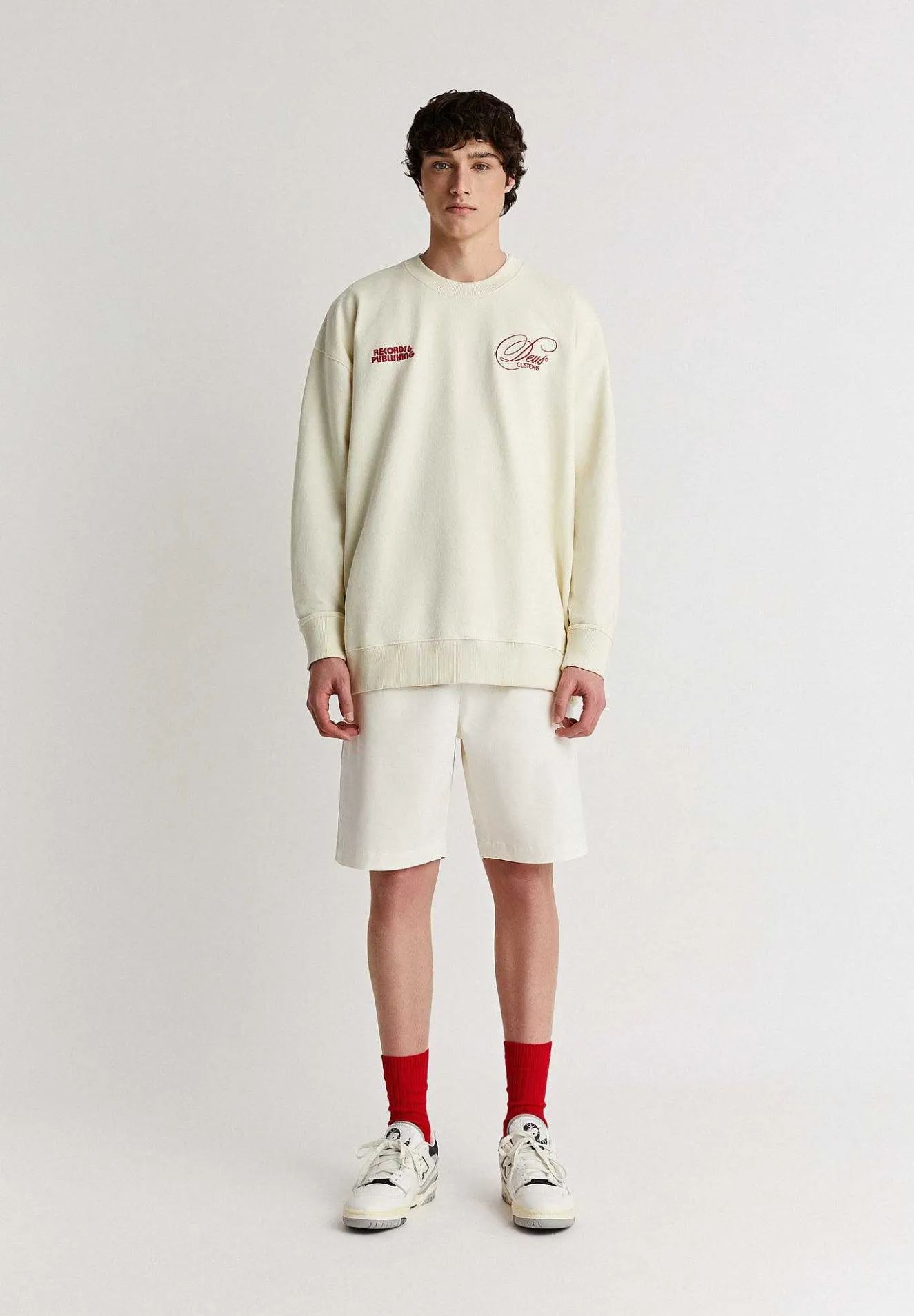 Scalpers Sweatshirts<Deus Ex Machina | Caution Crew Sweatshirt