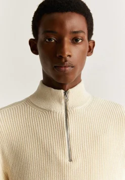 Scalpers Sweaters And Cardigans<Double Stripe Zipper Sweater